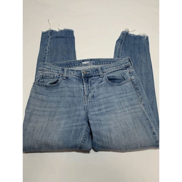 Old Navy Womens Denim Jeans Boyfriend Distressed Light Wash Size 4 - Picture 6 of 10